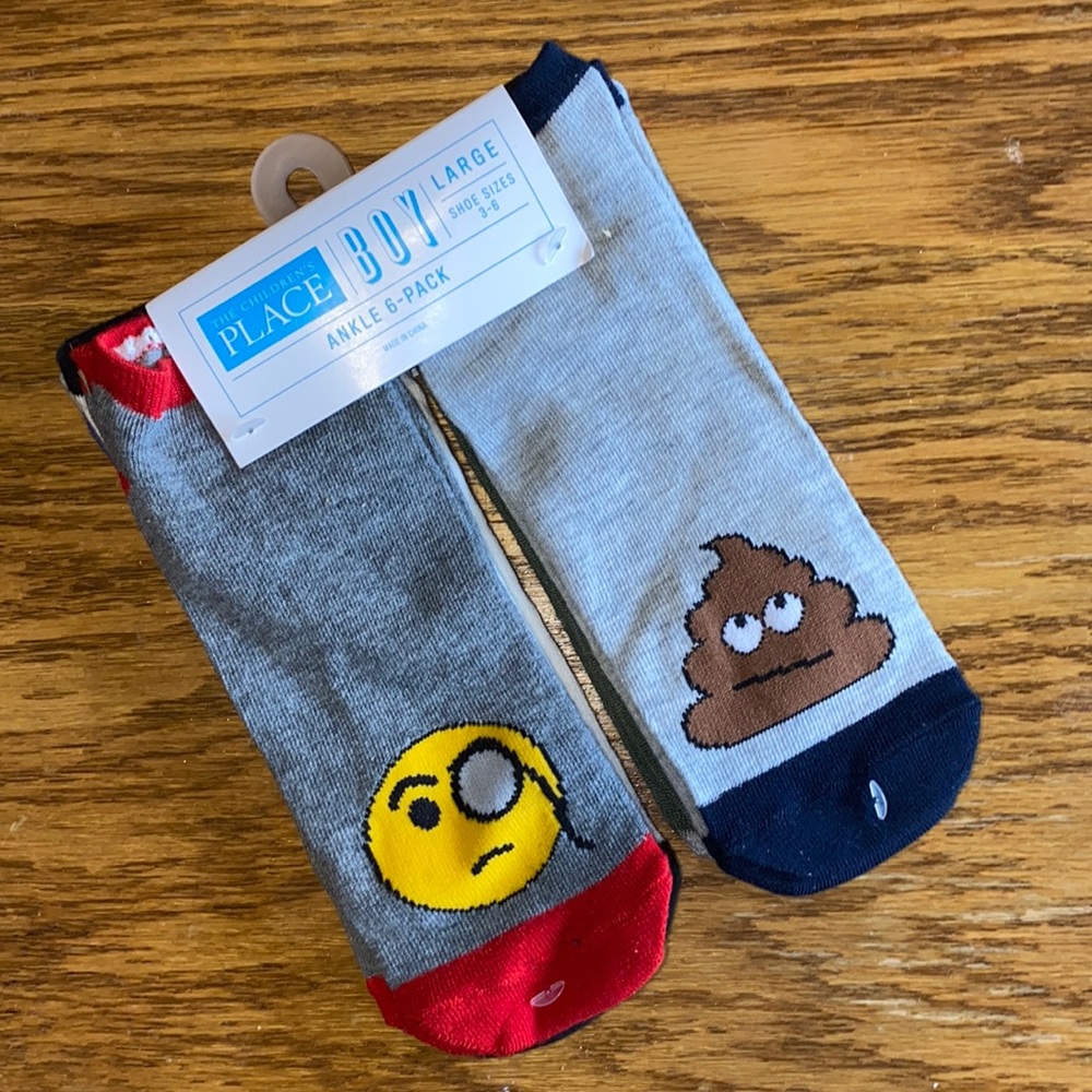 Emoji boy socks